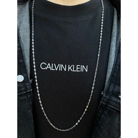 שרשרת כסף ביסק לגבר